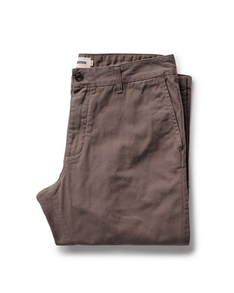 folded flatlay of The Democratic Foundation Pant in Organic Espresso