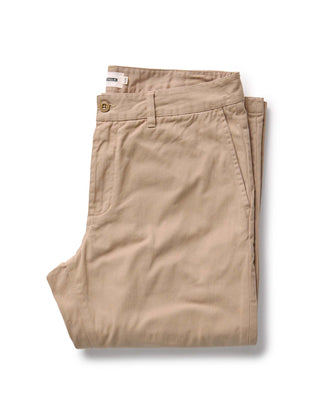 folded flatlay of The Democratic Foundation Pant in Organic Khaki