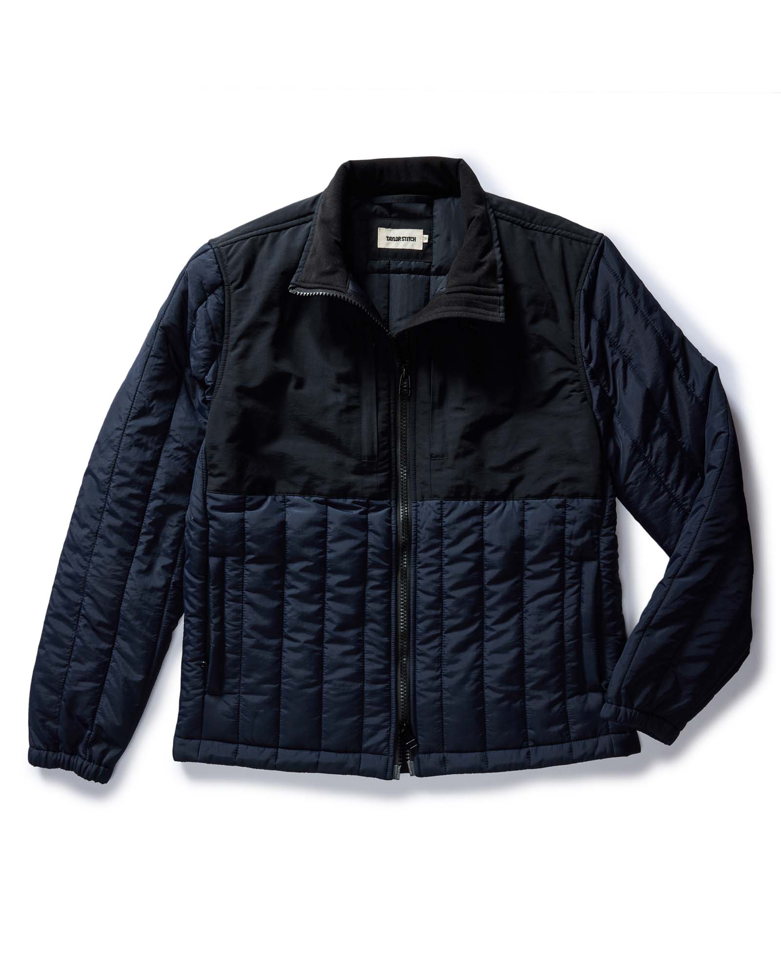 The Ember Jacket in Dark Navy Quilted Nylon: Featured Image, Outerwear by Taylor Stitch