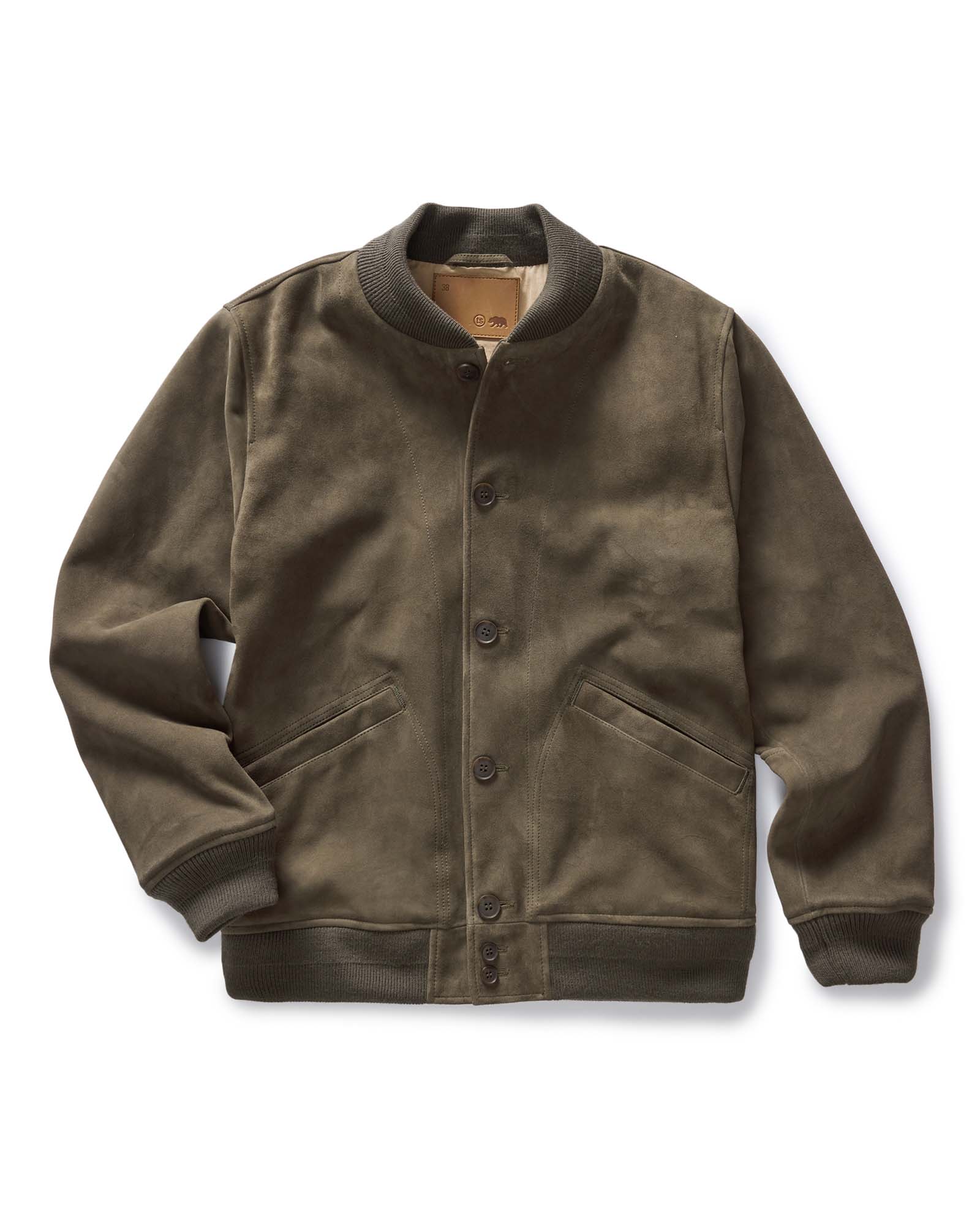 The Bomber Jacket in Army Suede: Featured Image, Outerwear by Taylor Stitch