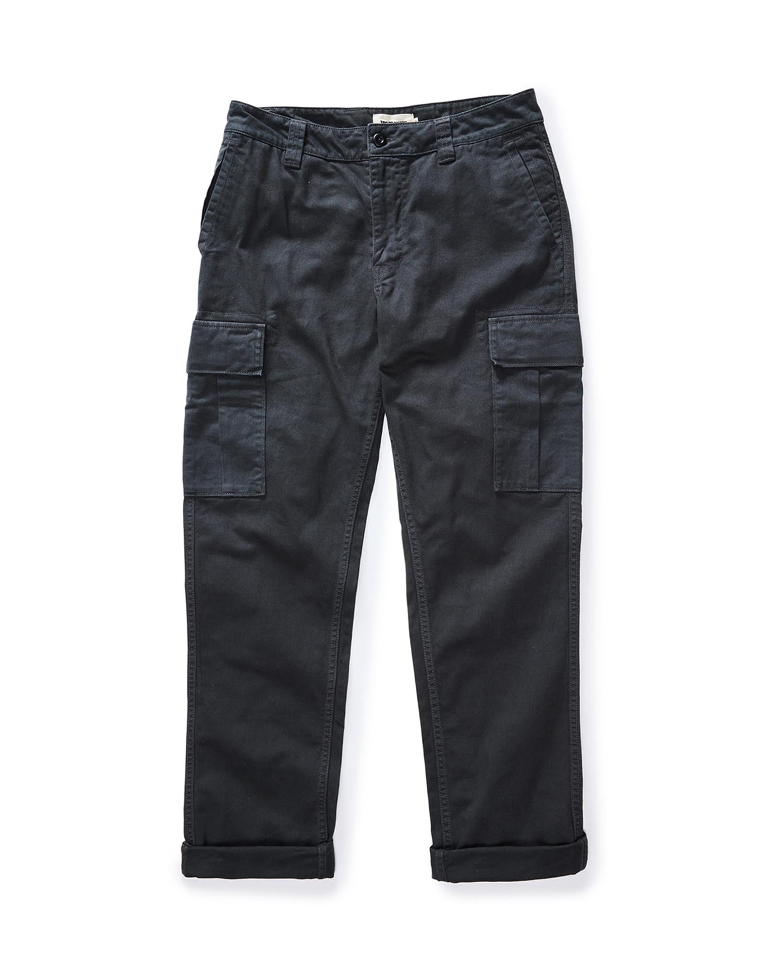 flatlay of The Tommie Pant in Faded Black, Bottoms by Taylor Stitch