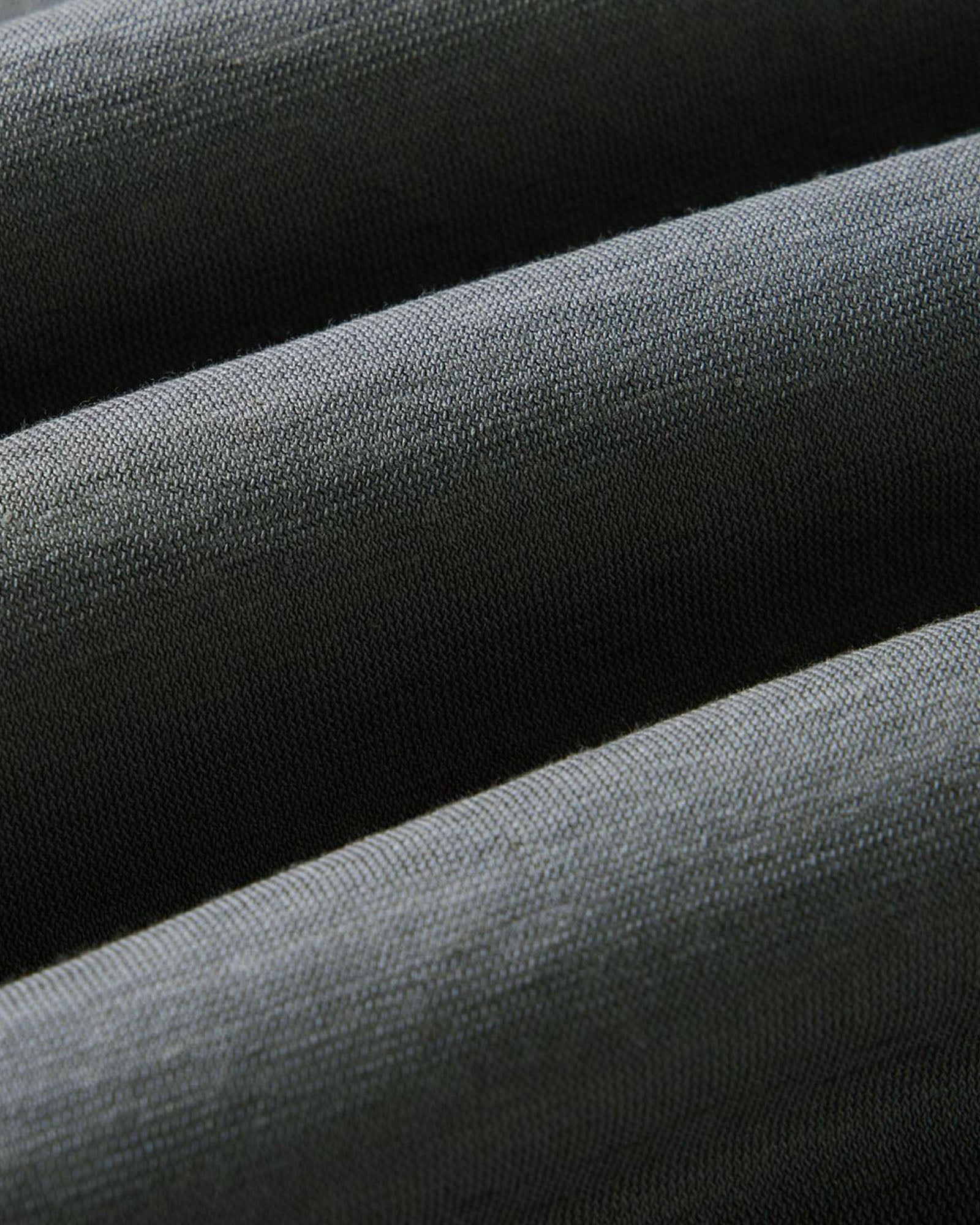 material shot of the fabric on The Cotton Hemp Tee in Faded Black, Knits by Taylor Stitch