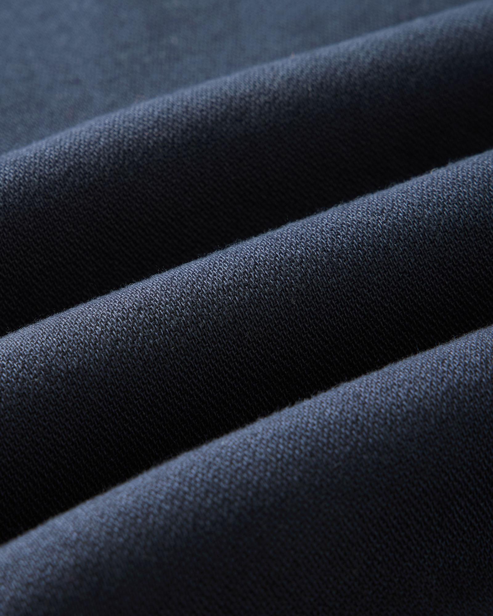 material shot of the fabric on The Dispatch Shirt in Navy Broken Twill, Wovens by Taylor Stitch