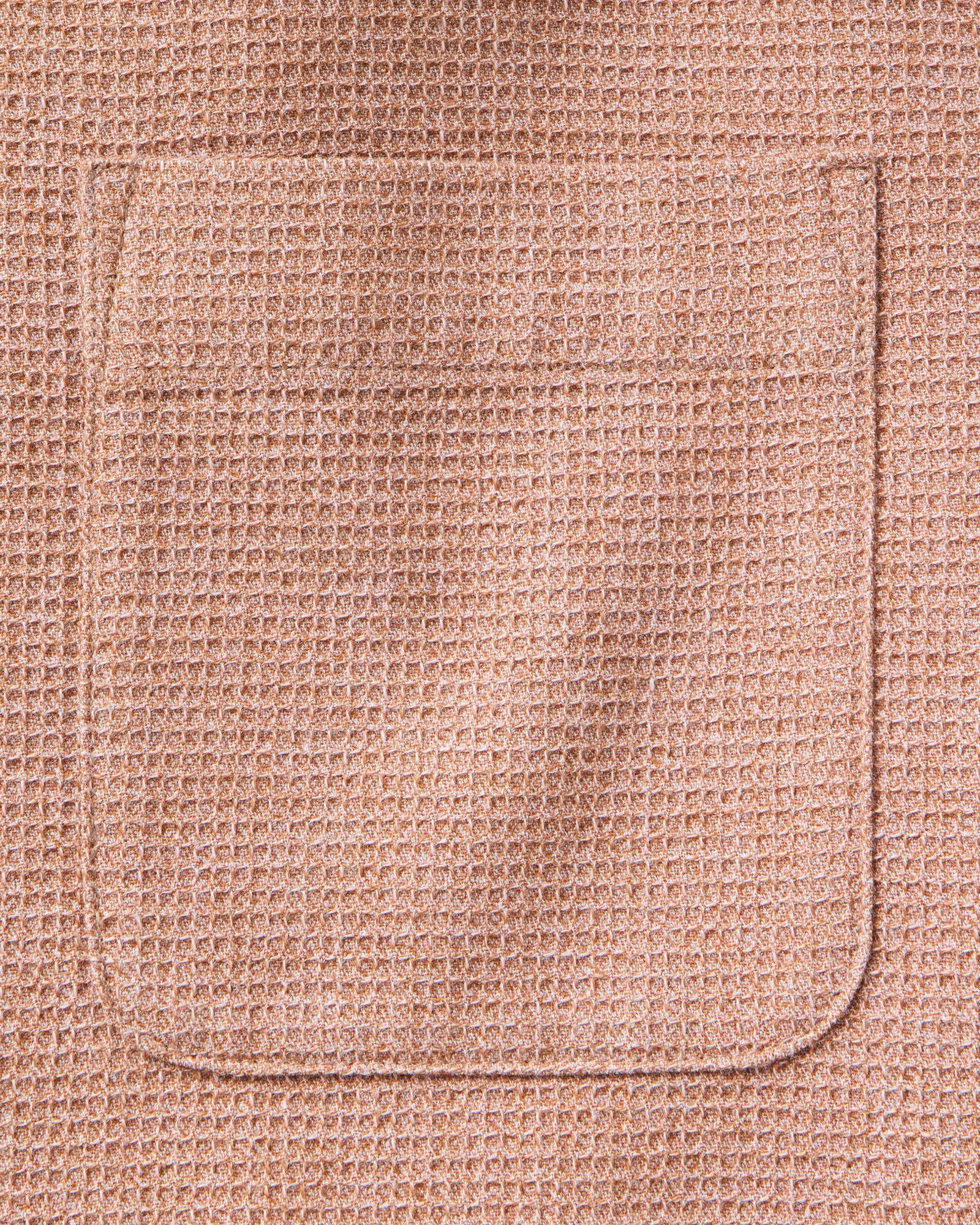 material shot of the pocket on The Short Sleeve Jack in Desert Twist Waffle, Wovens by Taylor Stitch
