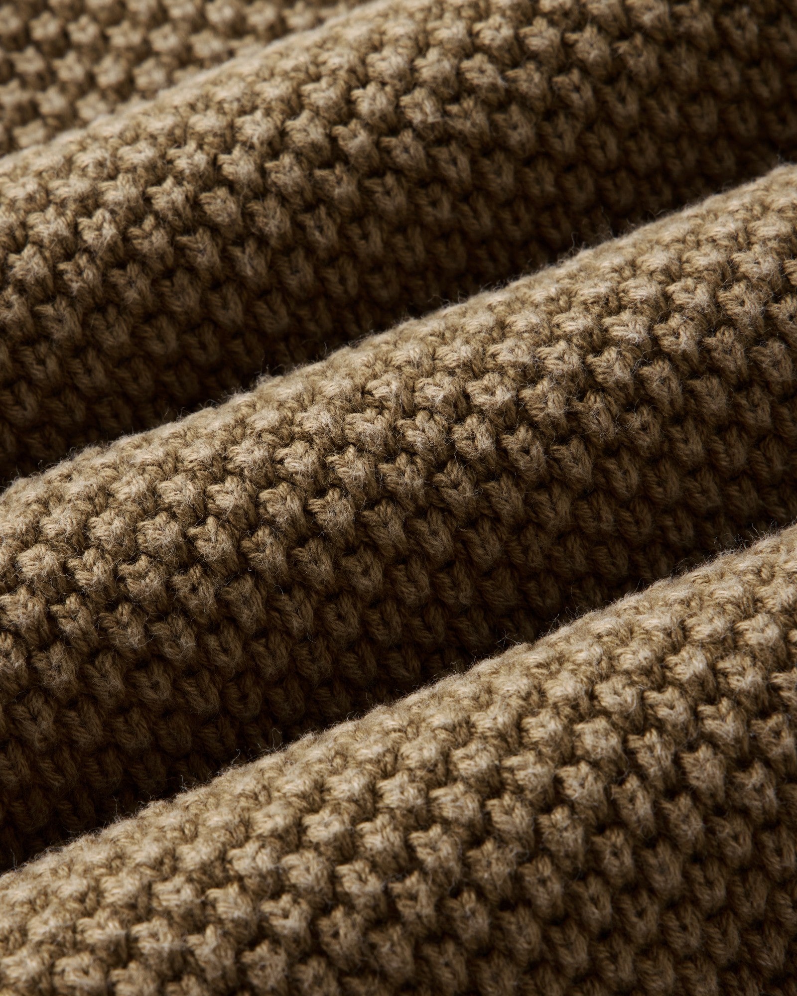 material shot of the fabric on The Crawford Sweater in Bay Leaf, Knits by Taylor Stitch