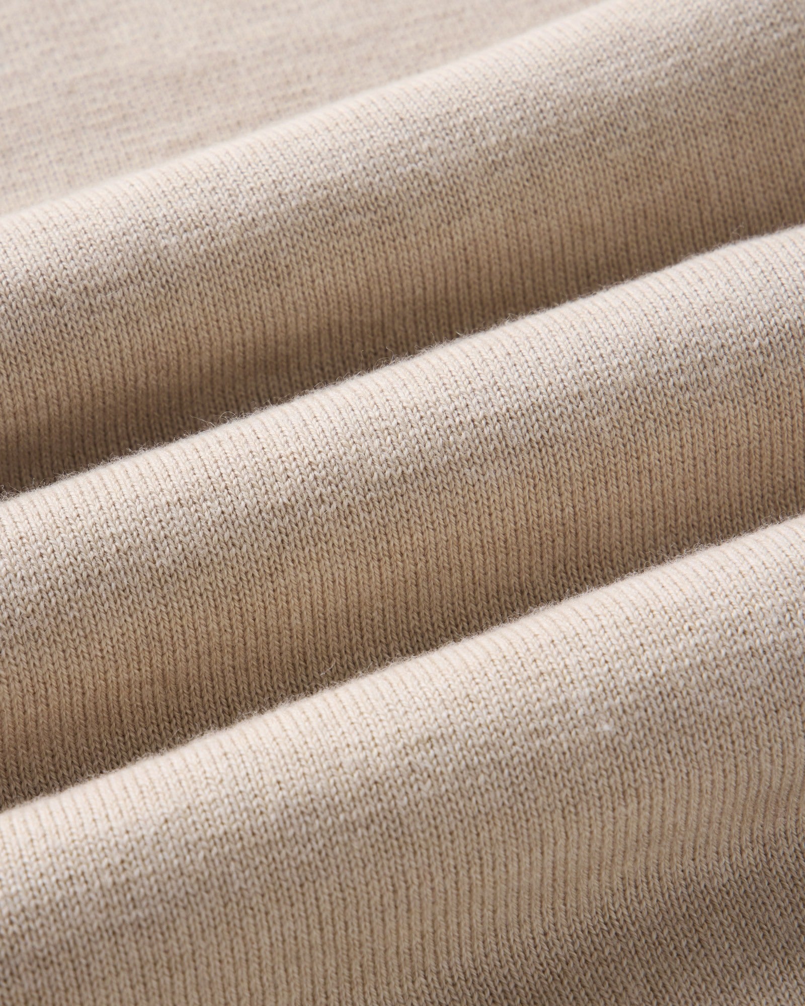material shot of the fabric on The Nichols Polo in Sable Cotton Cashmere, Knits by Taylor Stitch