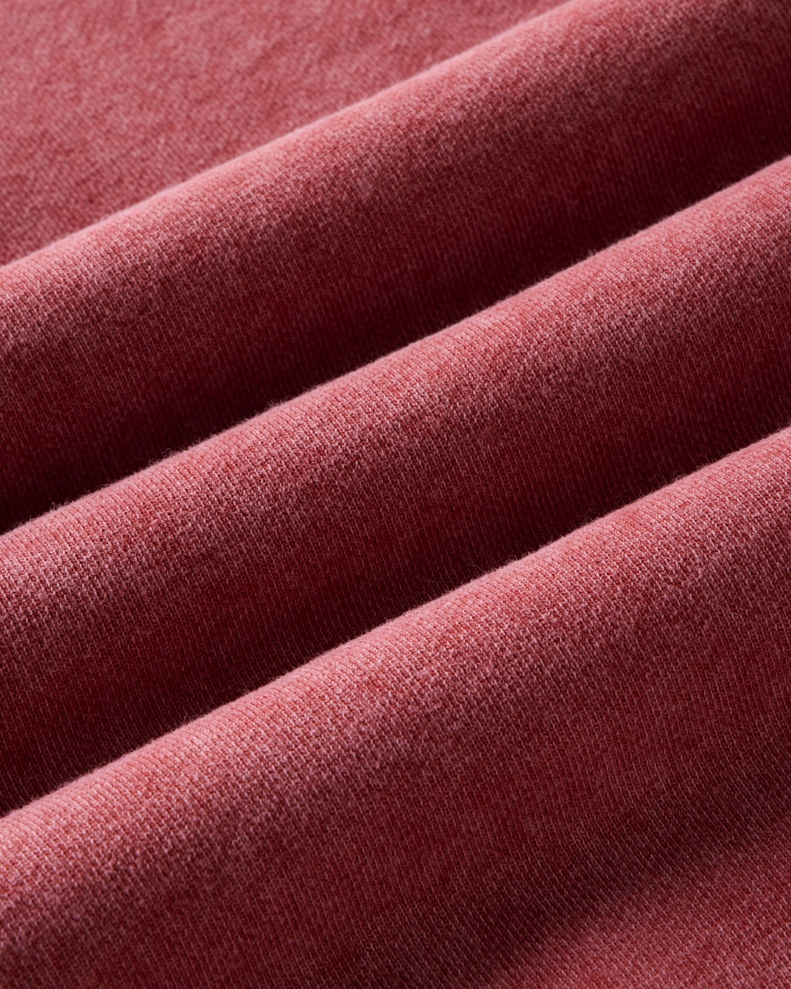 material shot of the fabric on The Sunset Crew in Washed Canyon Terry, Knits by Taylor Stitch
