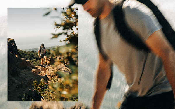 Michael Easter on a rocky trail