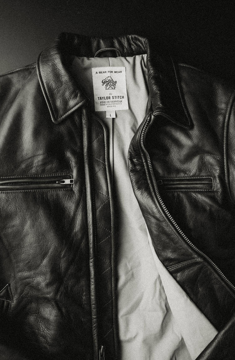 Editorial Panel: The Moto Jacket in Espresso Steerhide, Outerwear by Taylor Stitch