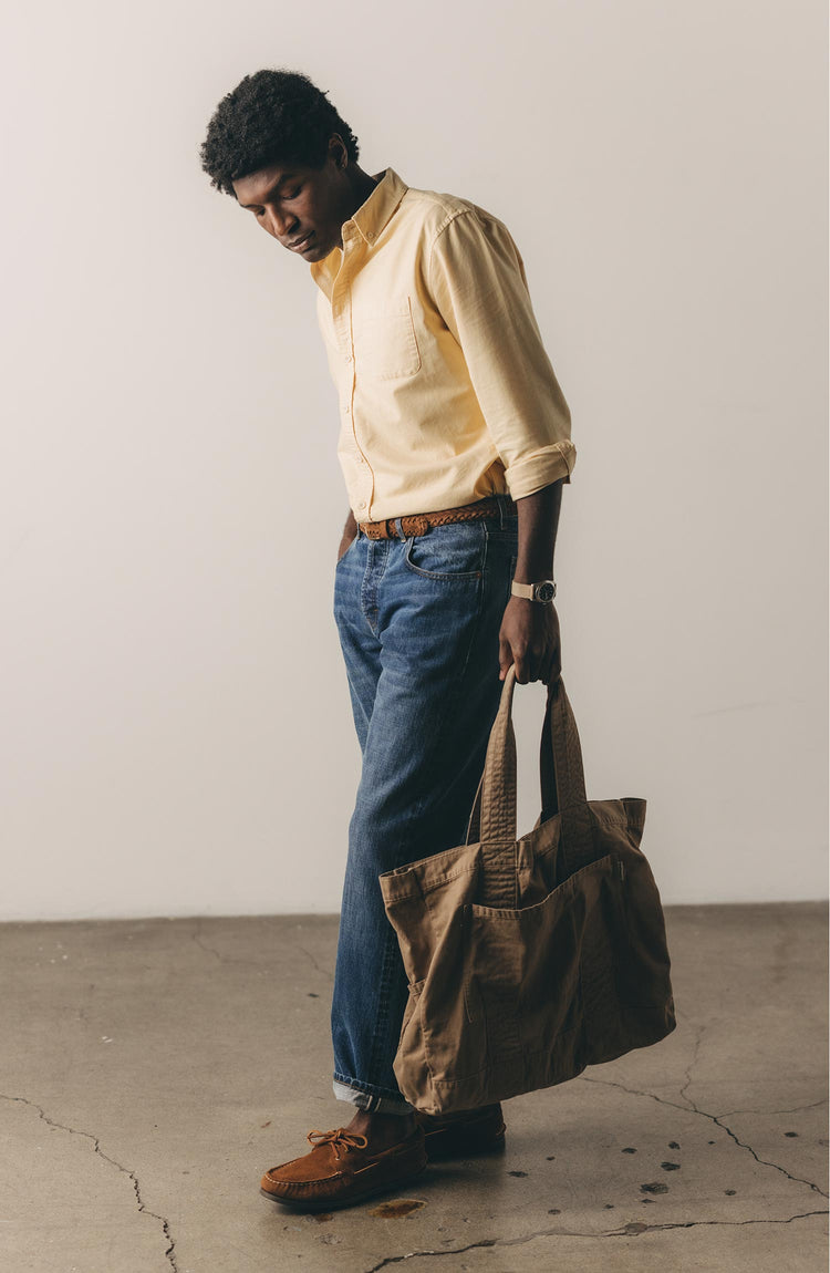 fit model posing in The Jack in Straw Oxford