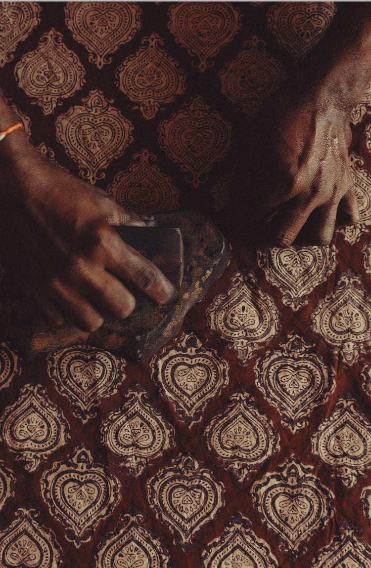 editorial image of block printing