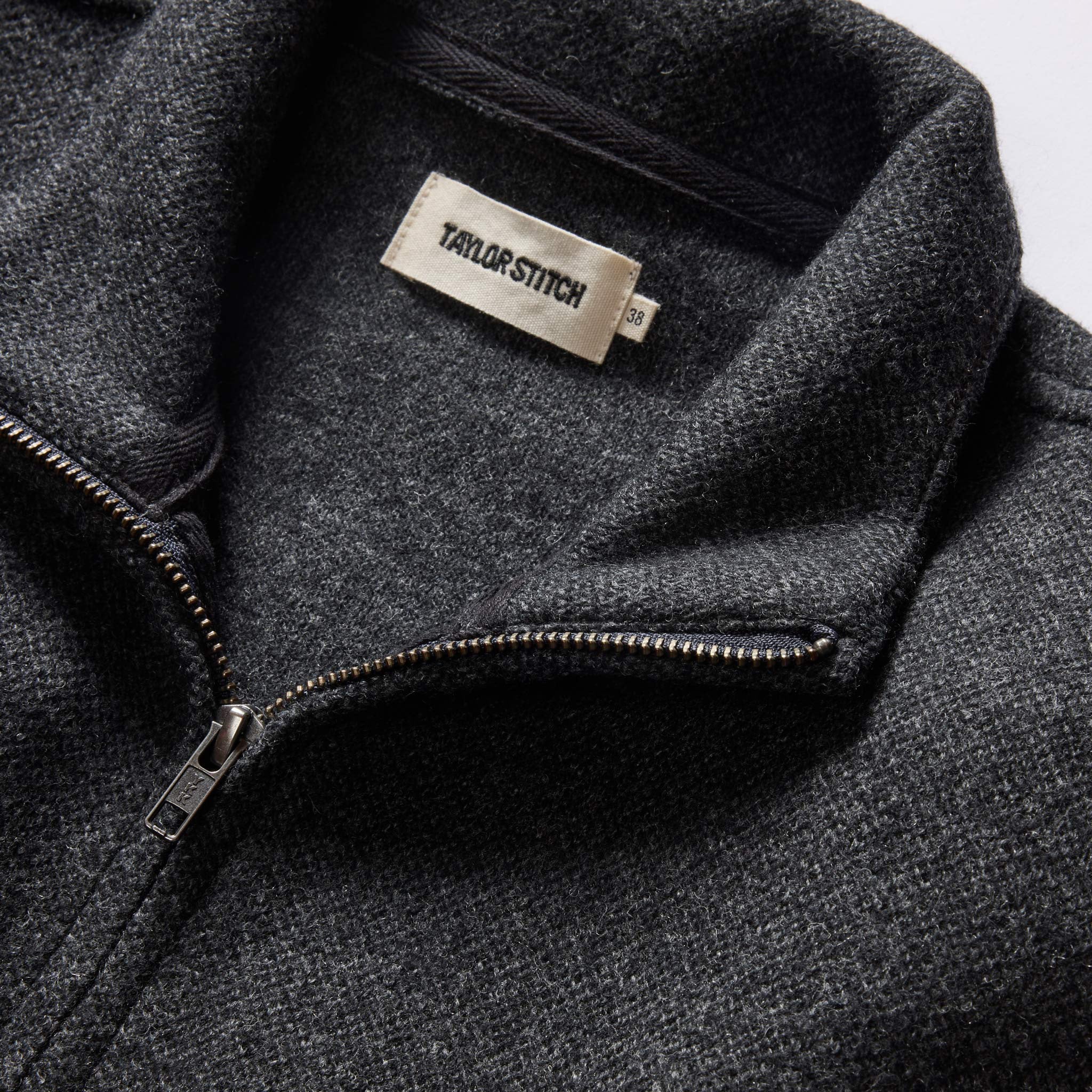 The Weekend Jacket in Charcoal Birdseye Wool: Alternate Image 4, Knits by Taylor Stitch