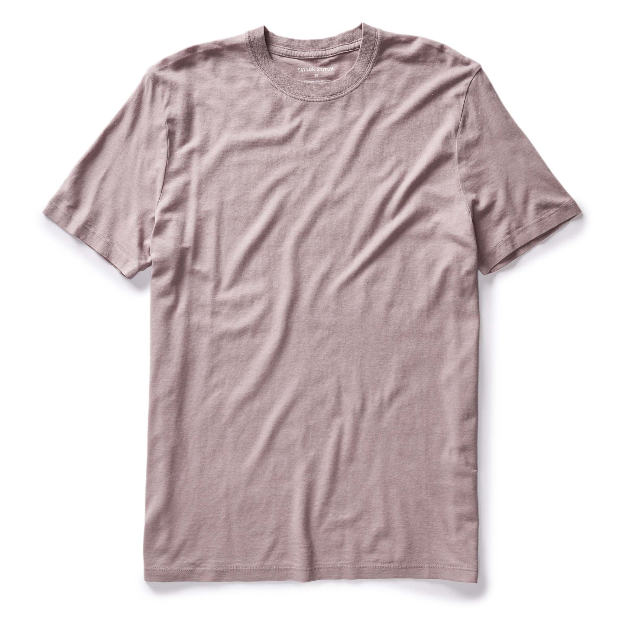 flatlay of The Cotton Hemp Tee in Poppy Seed, Knits by Taylor Stitch
