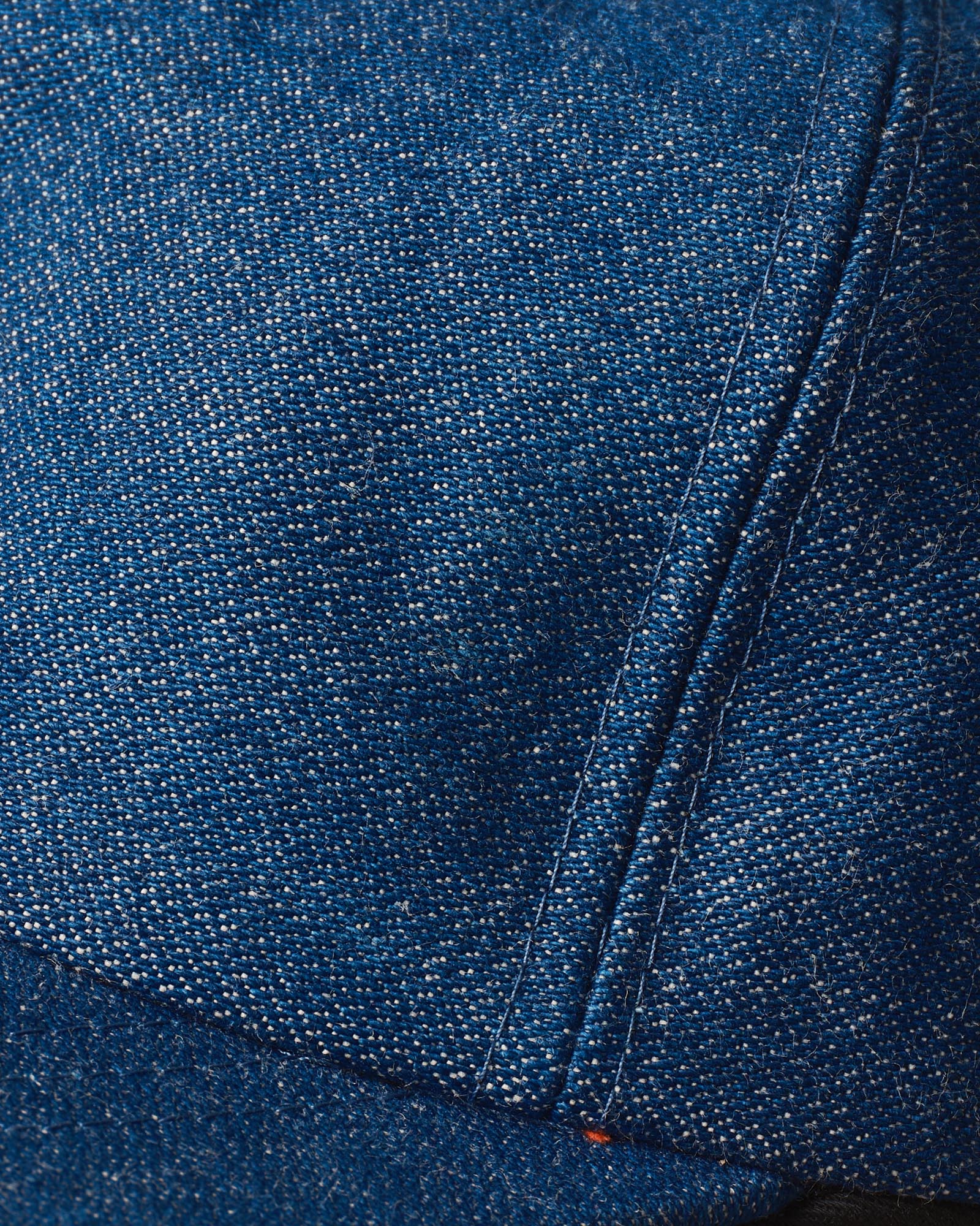 material shot of the seam on The Taylor Stitch x Hypeadelic Cap v2.05