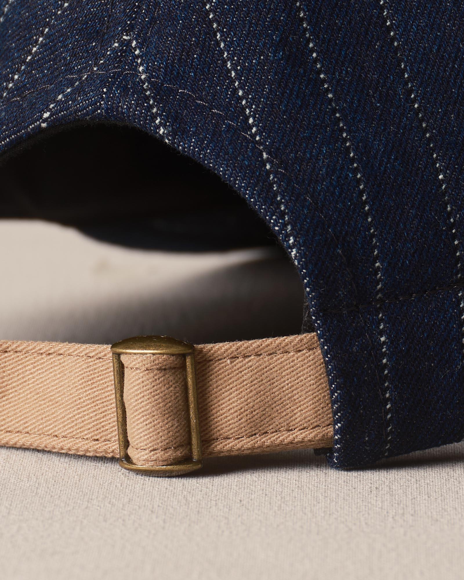 material shot of the strap on The Taylor Stitch x Hypeadelic Cap v2.11