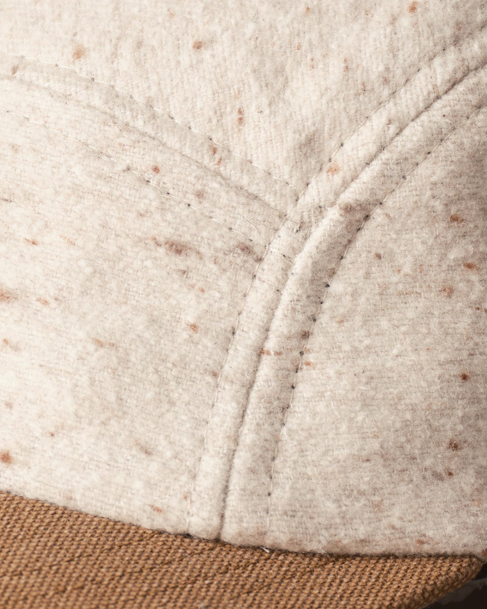 material shot of the seam on The Taylor Stitch x Hypeadelic Cap v2.20