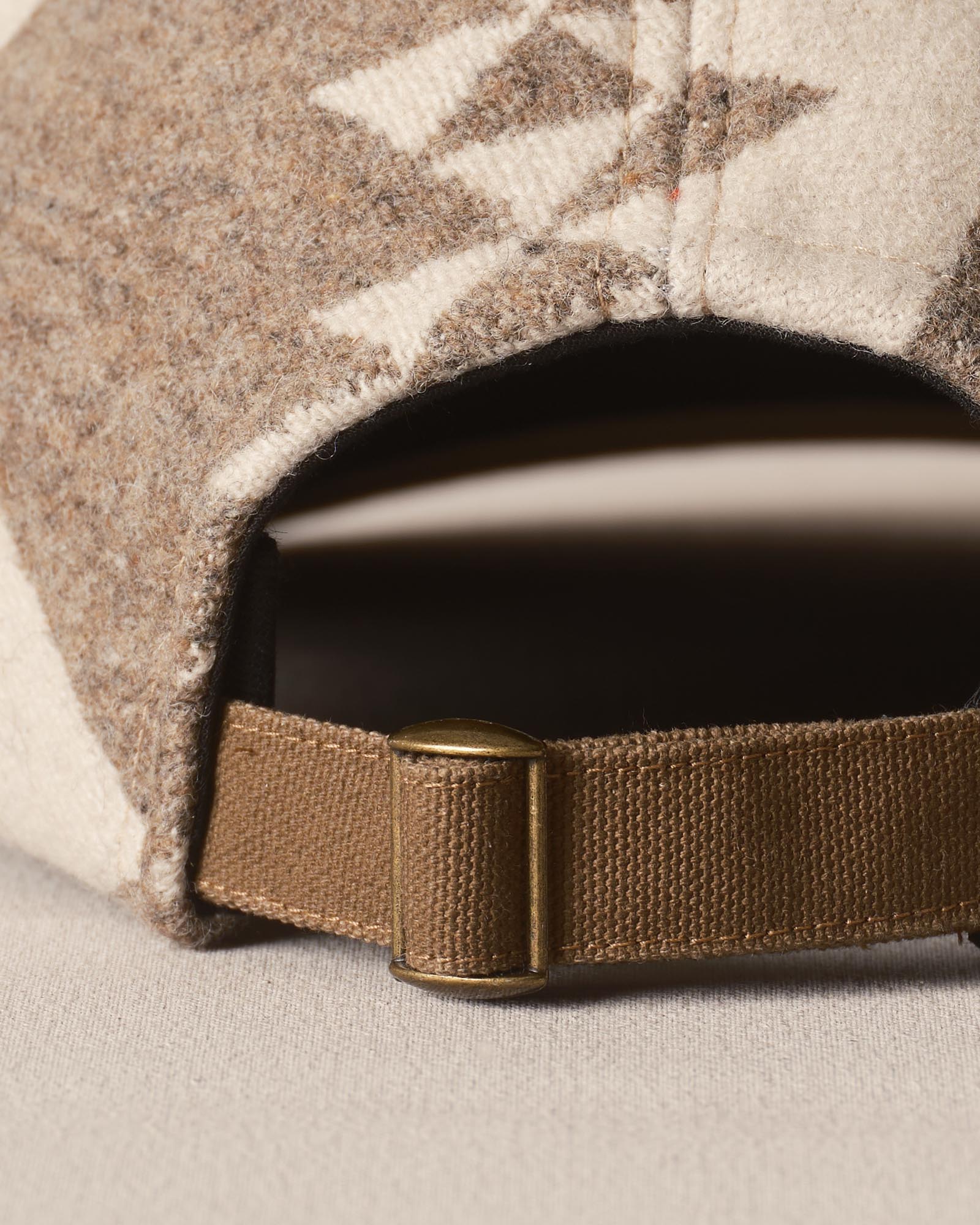 material shot of the strap on The Taylor Stitch x Hypeadelic Cap v2.23