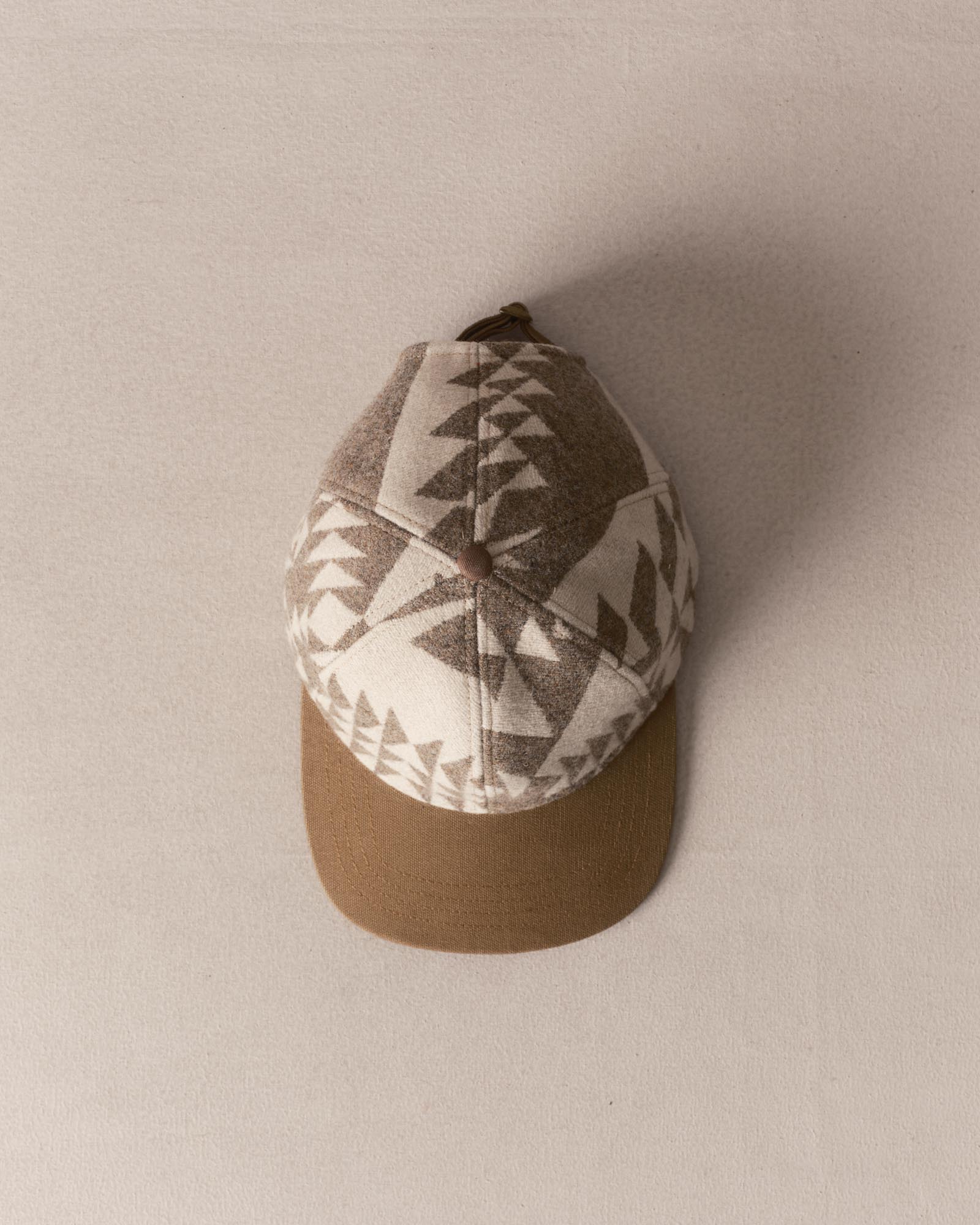 editorial image of The Taylor Stitch x Hypeadelic Cap v2.23 hanging