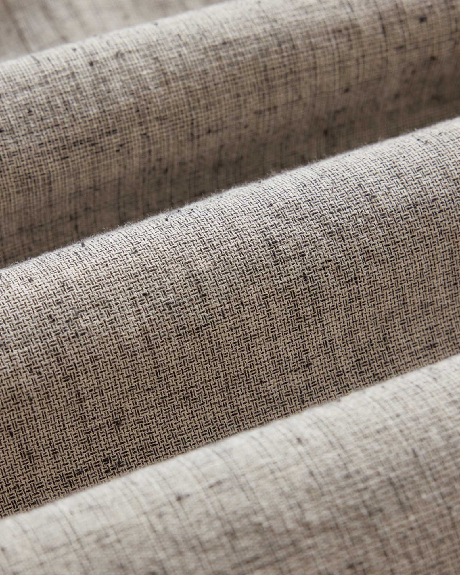 material shot of the fabric on The Jack in Japanese Fog Nep, Wovens by Taylor Stitch
