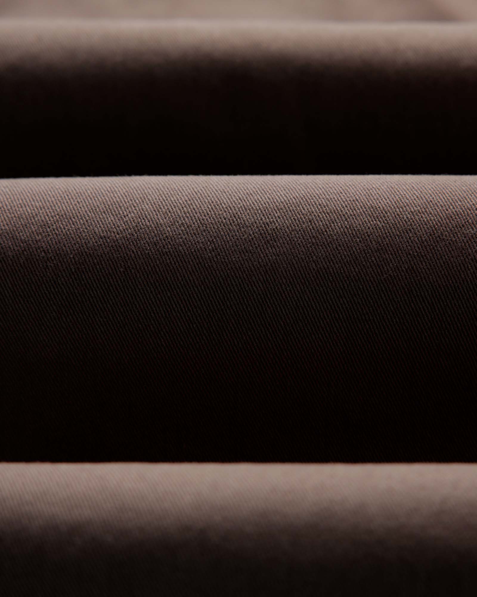 material shot of the fabric on The Straight Foundation Pant in Organic Espresso, Bottoms by Taylor Stitch