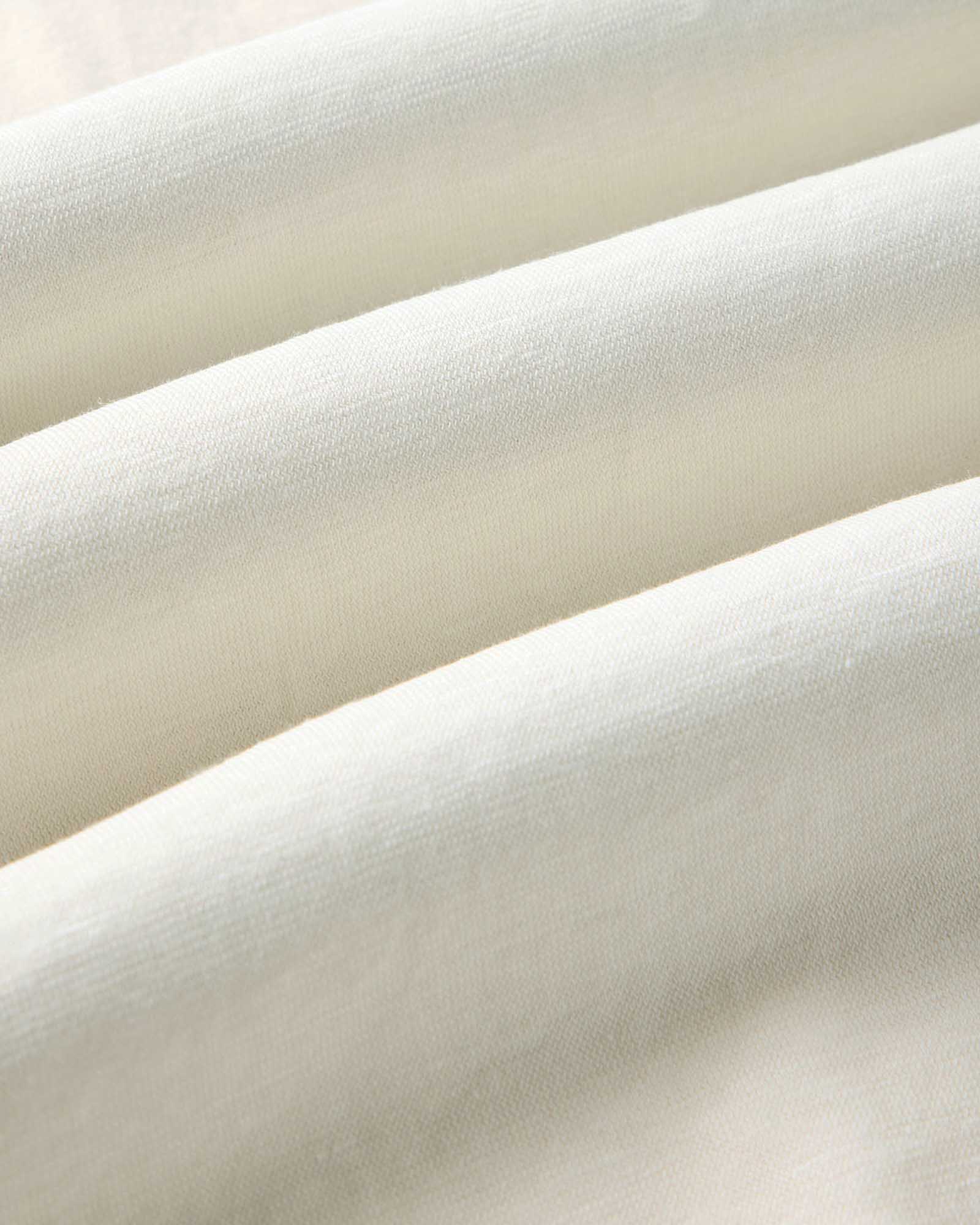 material shot of the fabric on The Cotton Hemp Tee in Vintage White, Knits by Taylor Stitch