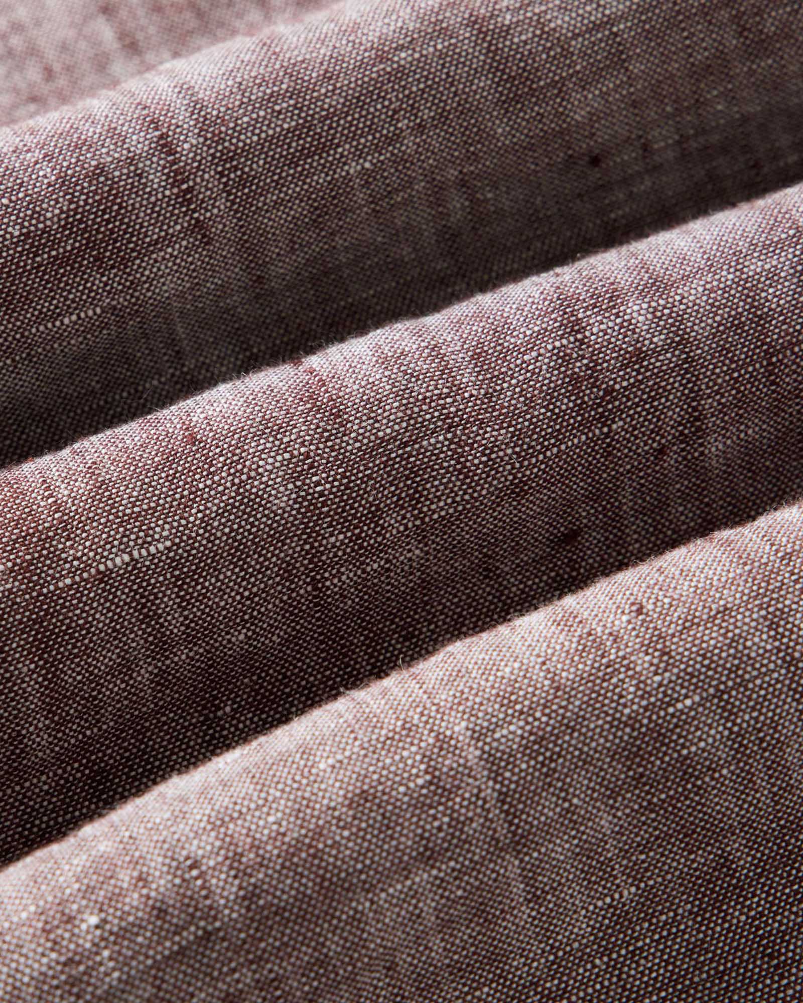The Short Sleeve Jack in Burgundy Linen: Alternate Image 6, Wovens by Taylor Stitch