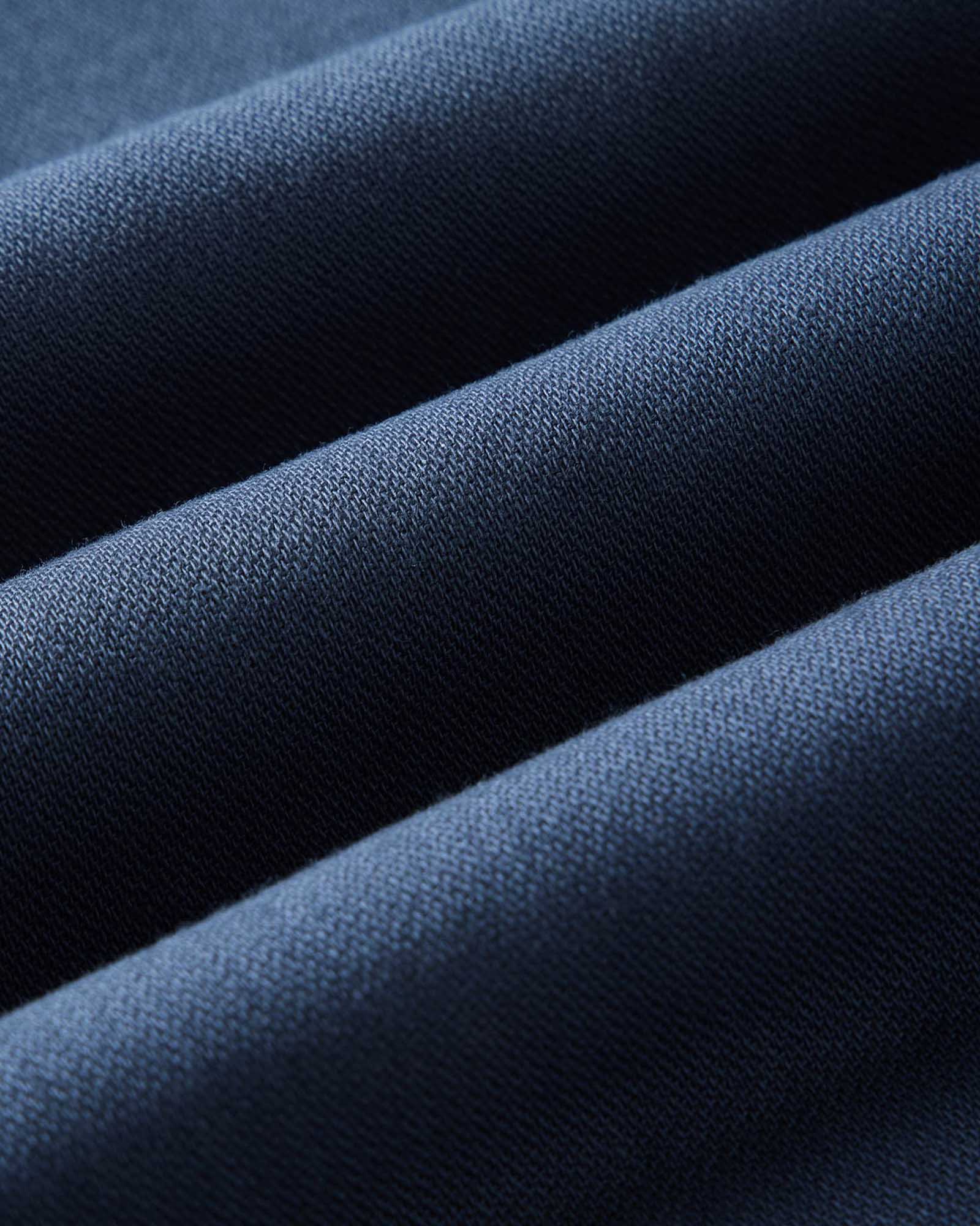 material shot of the fabric on The Roamer Pant in Navy Broken Twill, Bottoms by Taylor Stitch