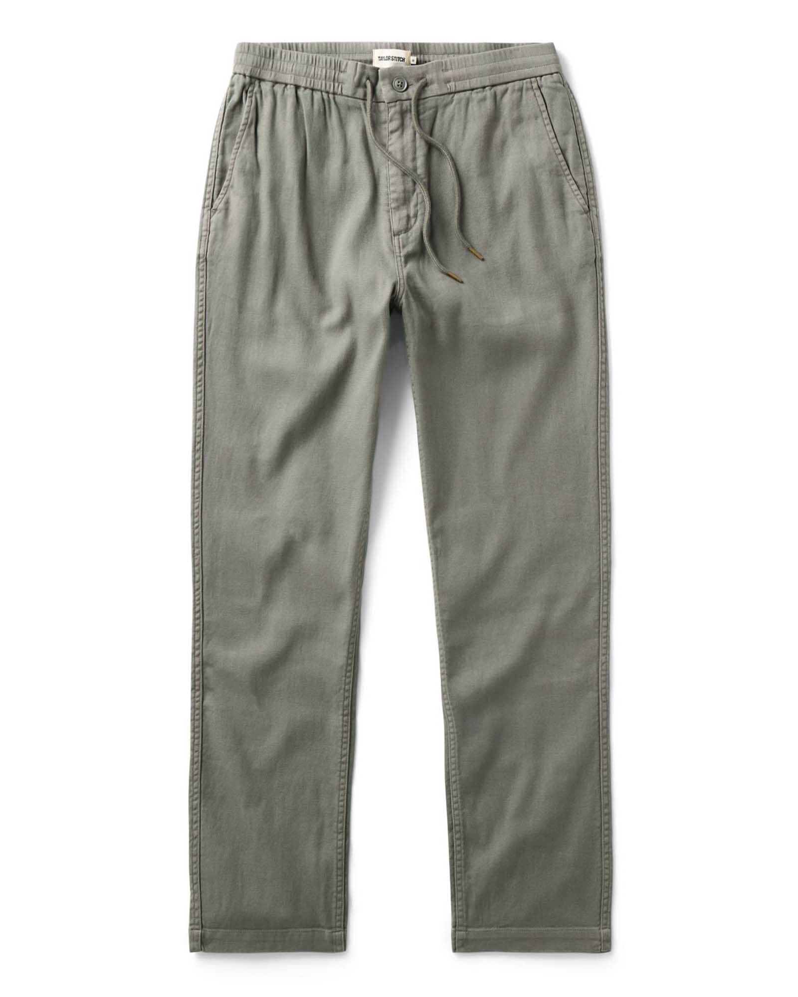 flatlay of The Roamer Pant in Smoked Olive Broken Twill, Bottoms by Taylor Stitch