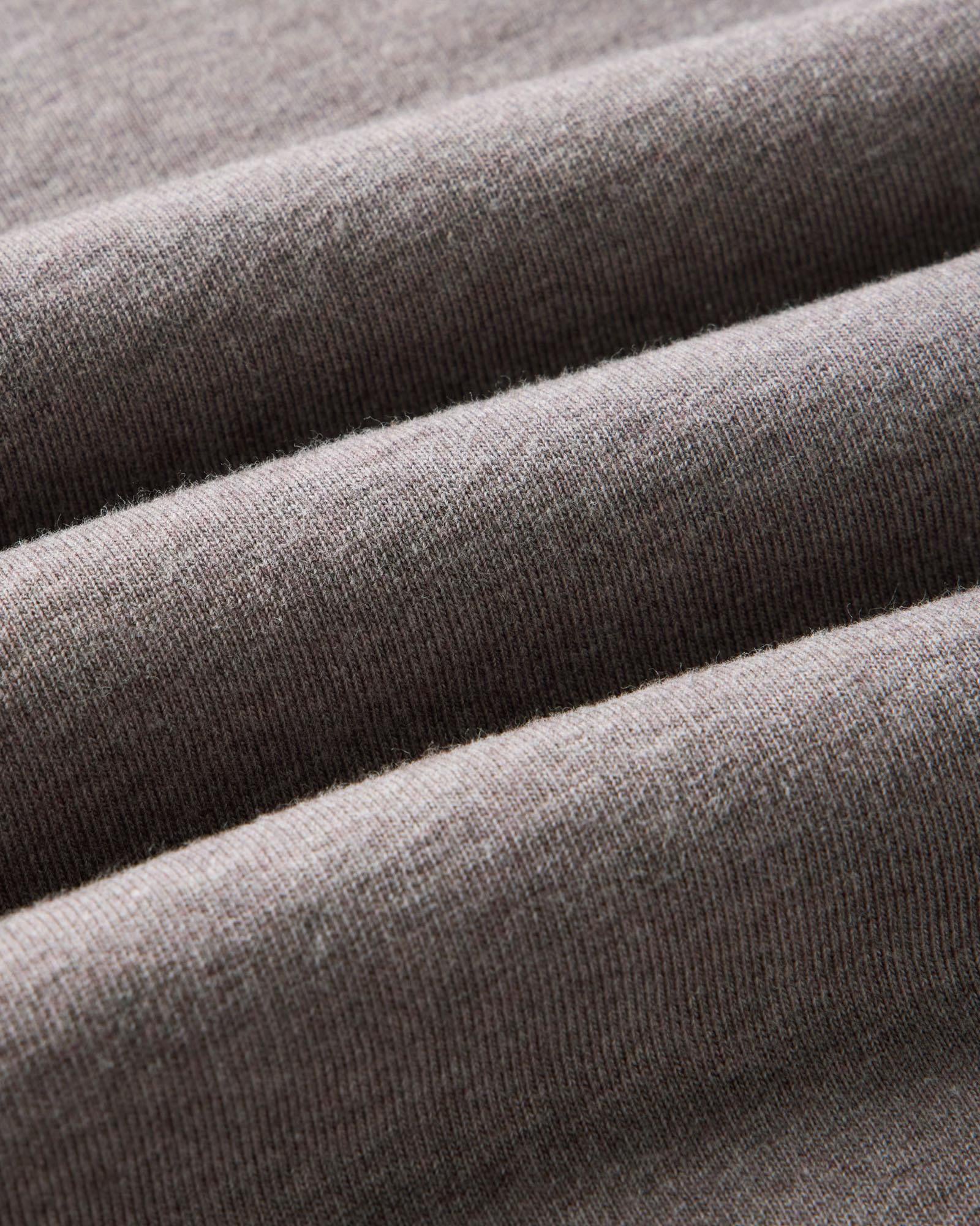 material shot of the fabric on The Organic Cotton Shop Tee in Plum Twist, Knits by Taylor Stitch