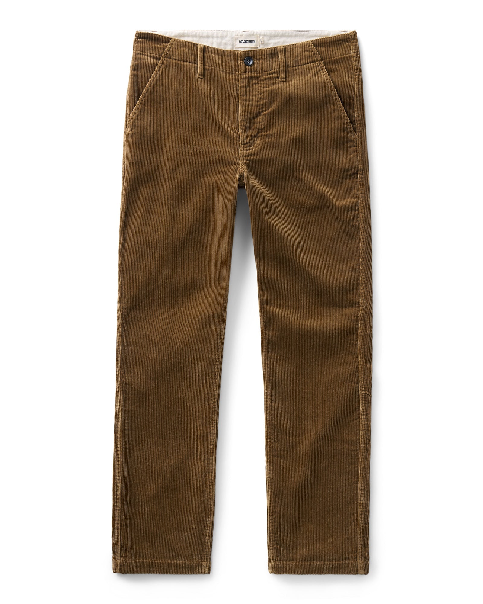 flatlay of The Carnegie Pant in Bourbon Corduroy, Bottoms by Taylor Stitch