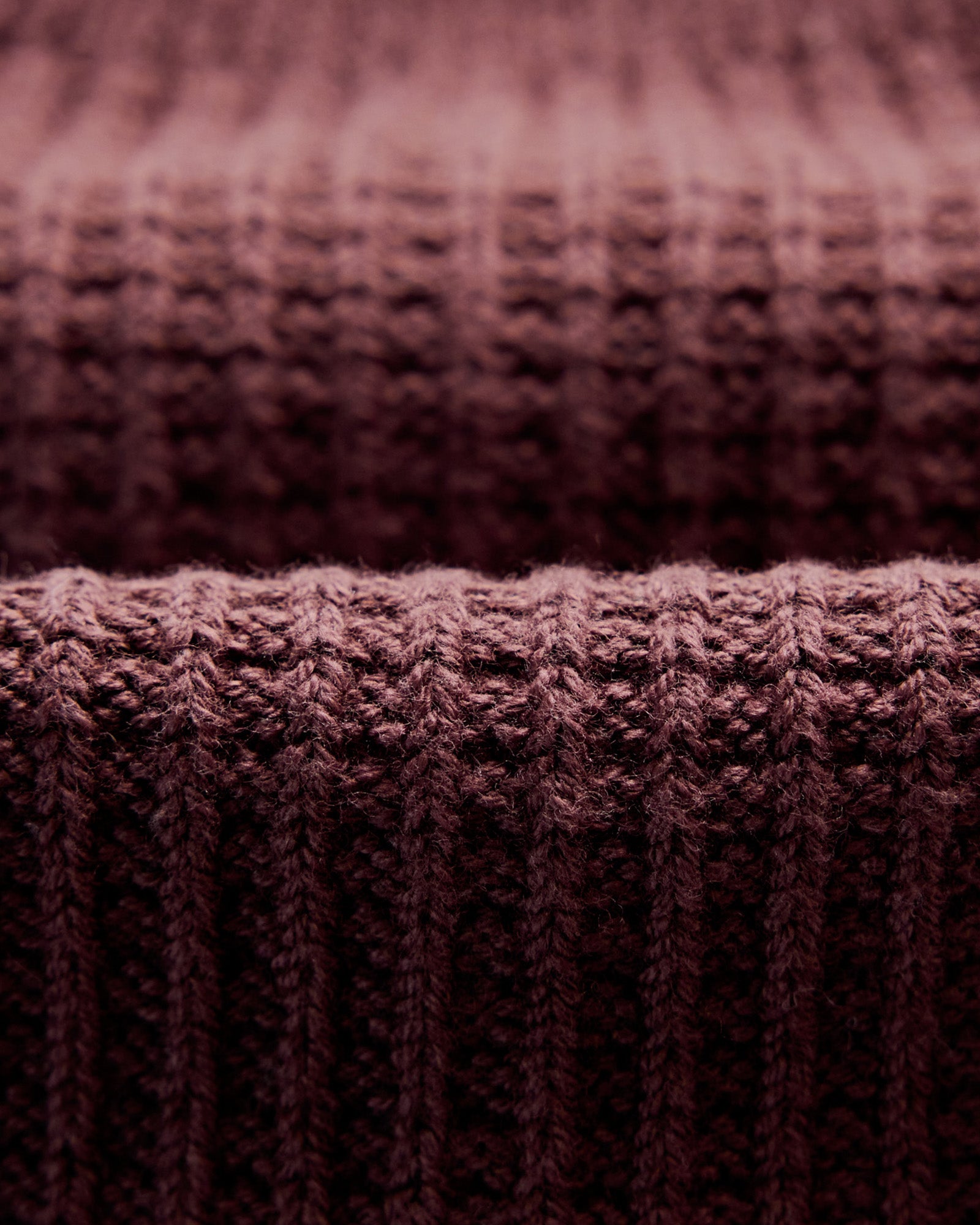 material shot of the fabric on The Waffle Sock in Burgundy, Accessories by Taylor Stitch