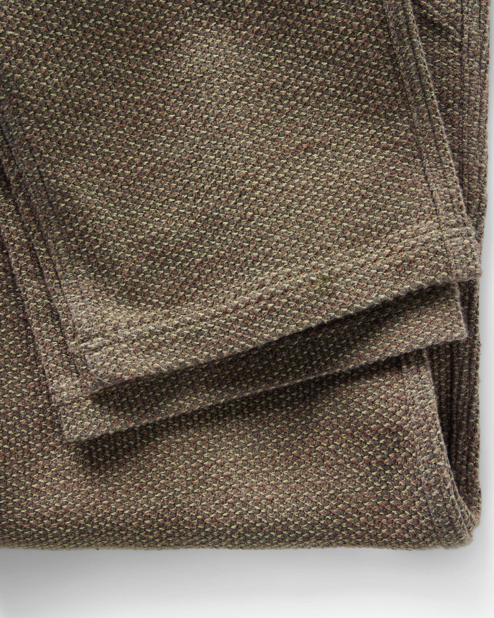 material shot of the cuffs on The Breakwater Pant in Cypress Sashiko, Bottoms by Taylor Stitch
