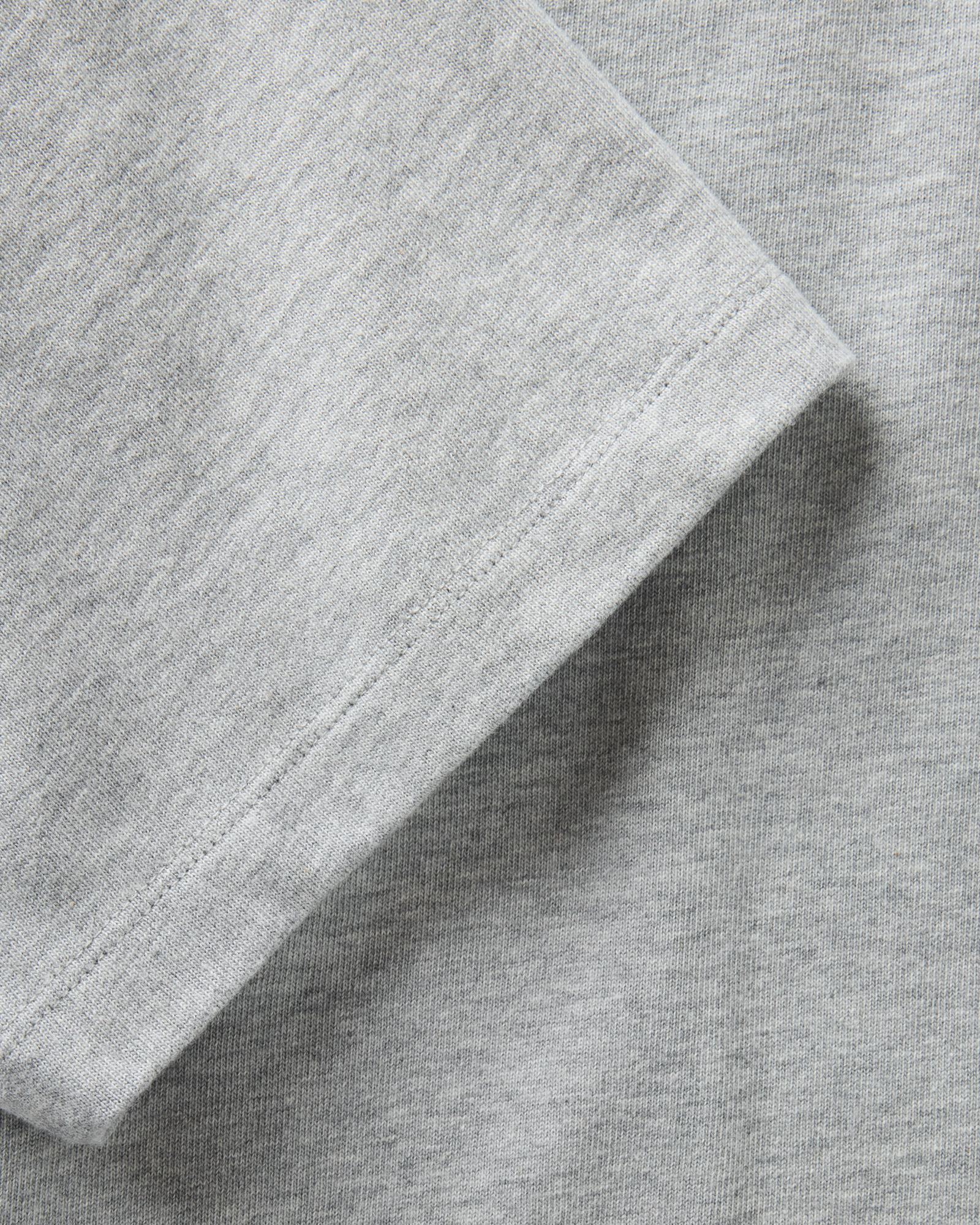 material shot of the sleeve on The Organic Cotton Shop Tee in Drift Club, Knits by Taylor Stitch