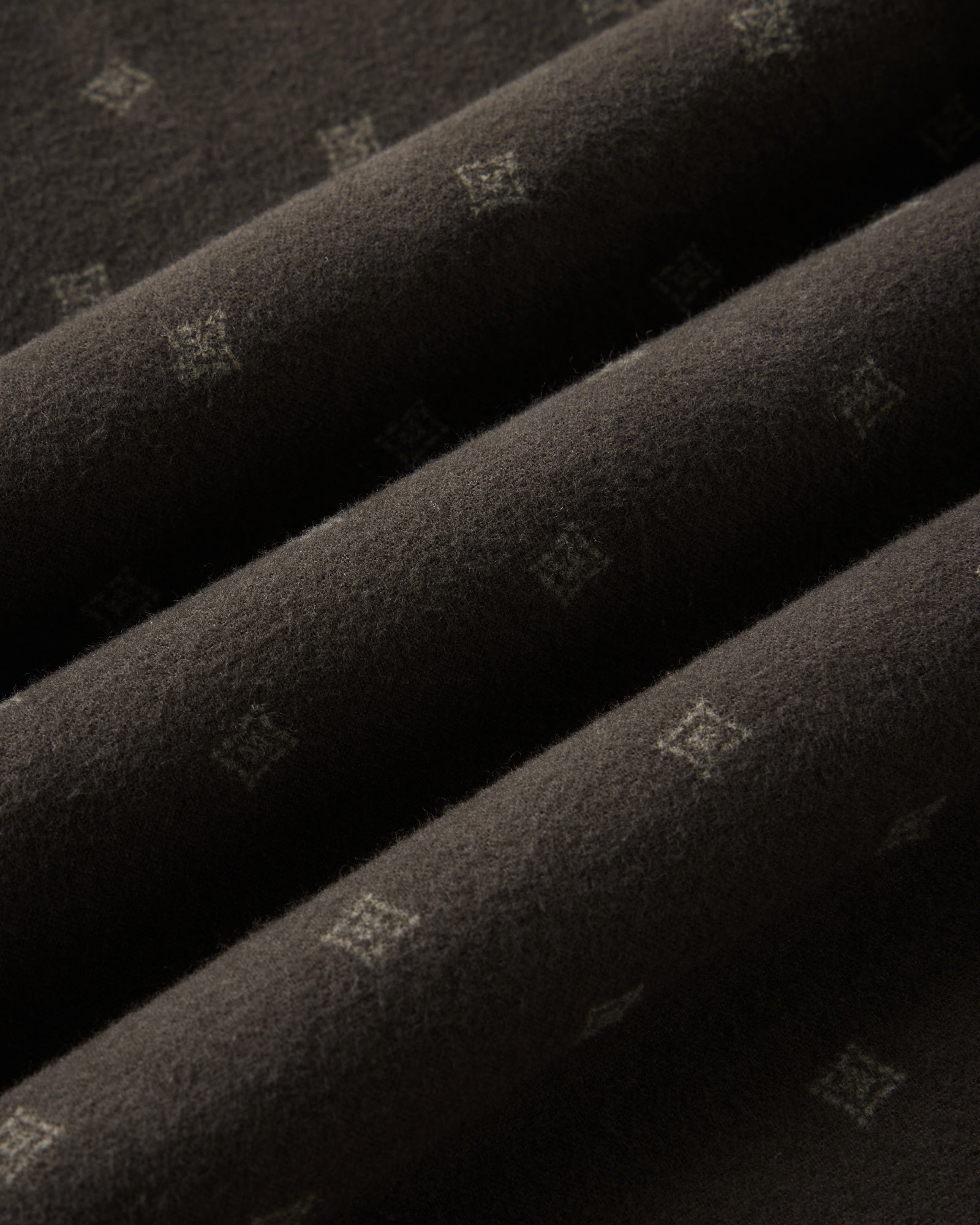 material shot of the fabric on The Yosemite Shirt in Carolina Geo, Wovens by Taylor Stitch