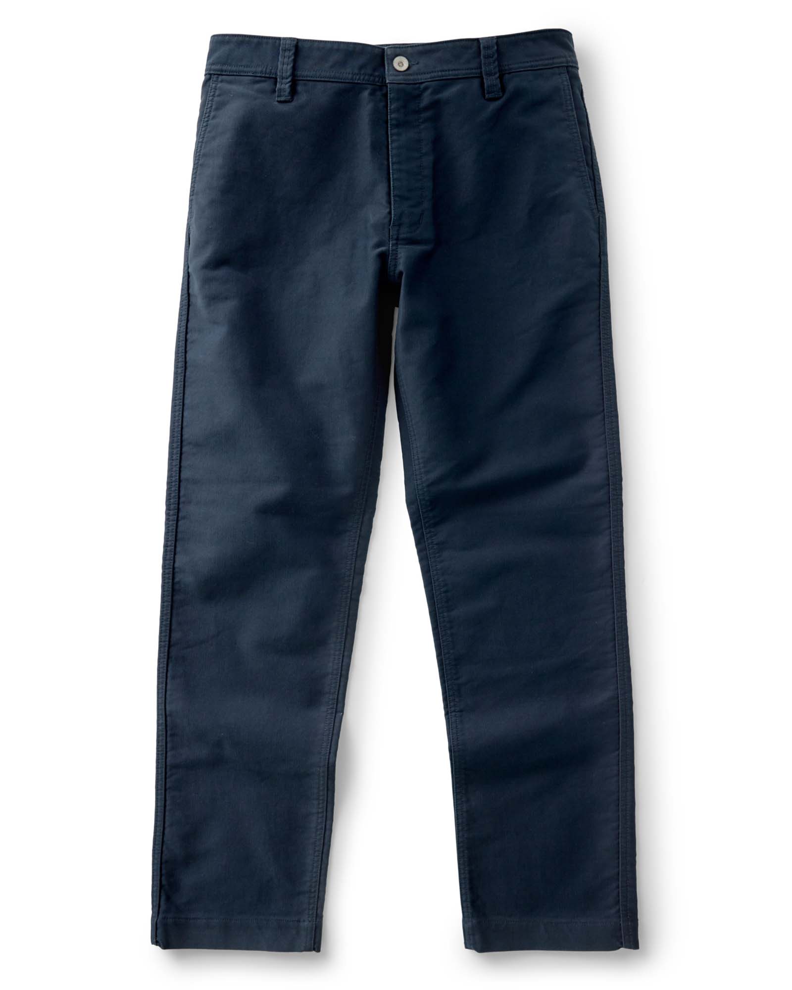 flatlay of The Deck Pant in Dark Navy Bedford Cord, Bottoms by Taylor Stitch