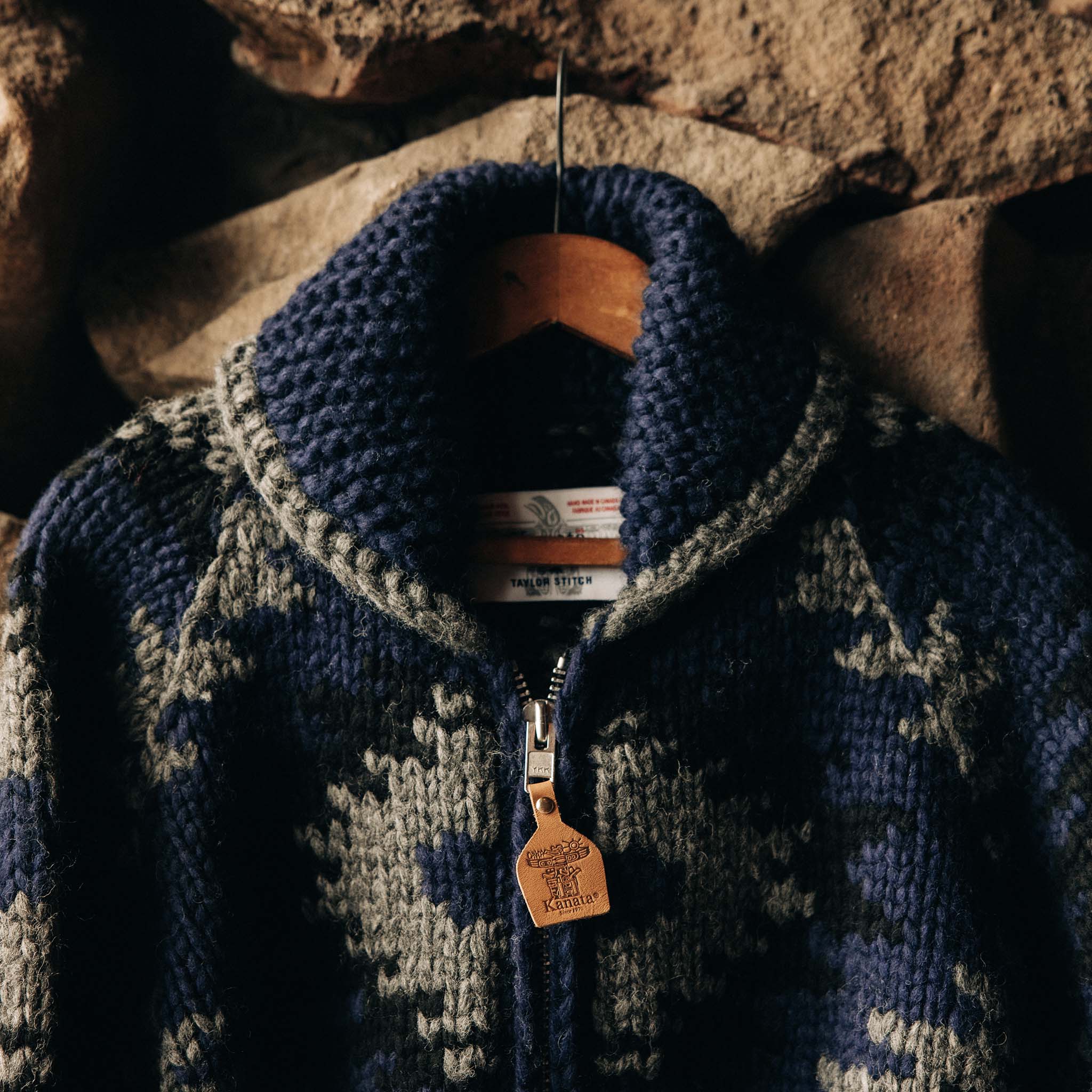 The Seawall Hand-Knit Sweater in Navy Kilim: Alternate Image 4, Knits by Taylor Stitch