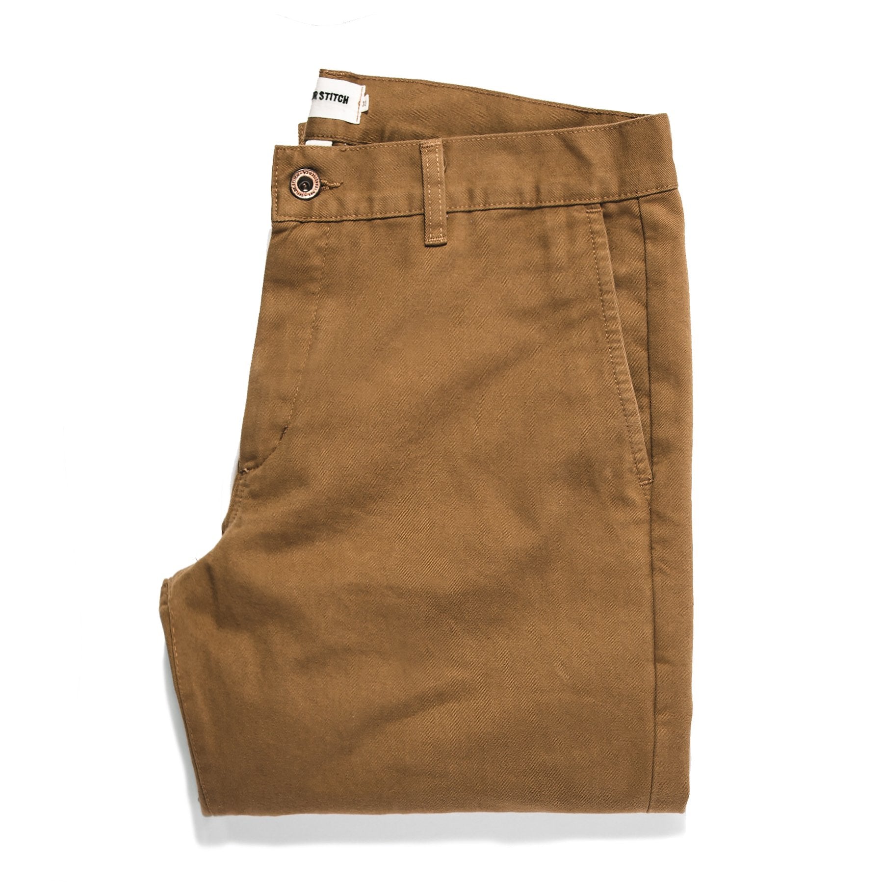 The Slim Chino in Organic British Khaki: Featured Image, Pants by Taylor Stitch