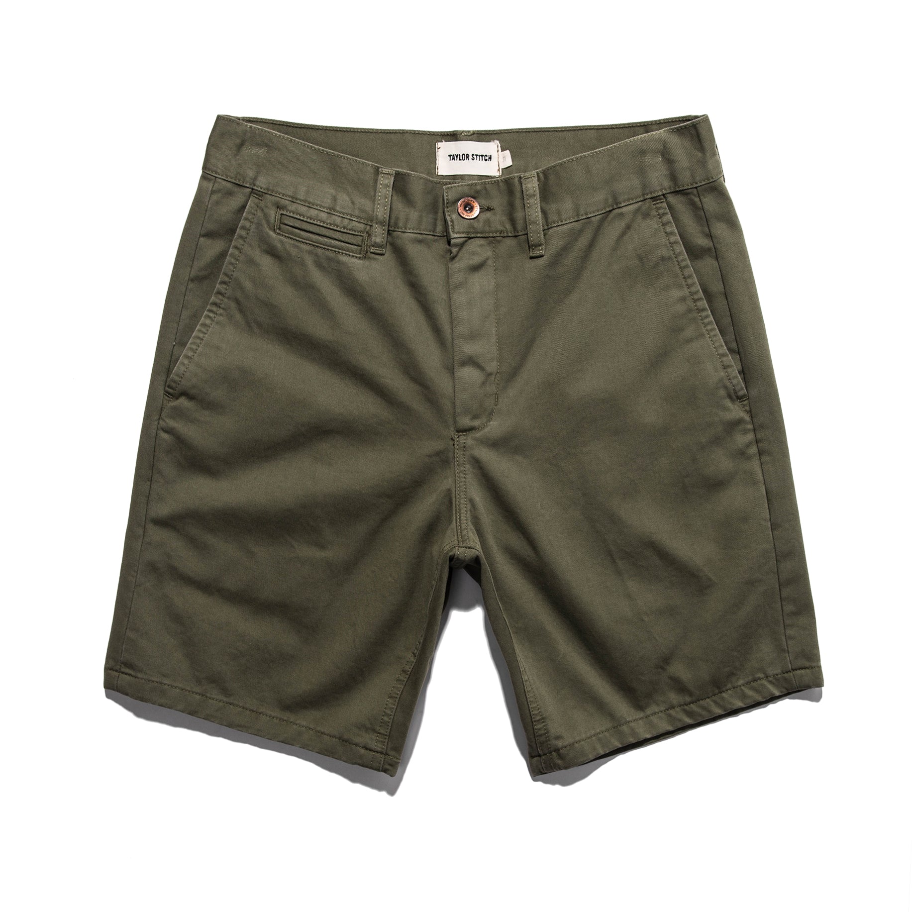 The Travel Short in Army: Featured Image, Shorts by Taylor Stitch