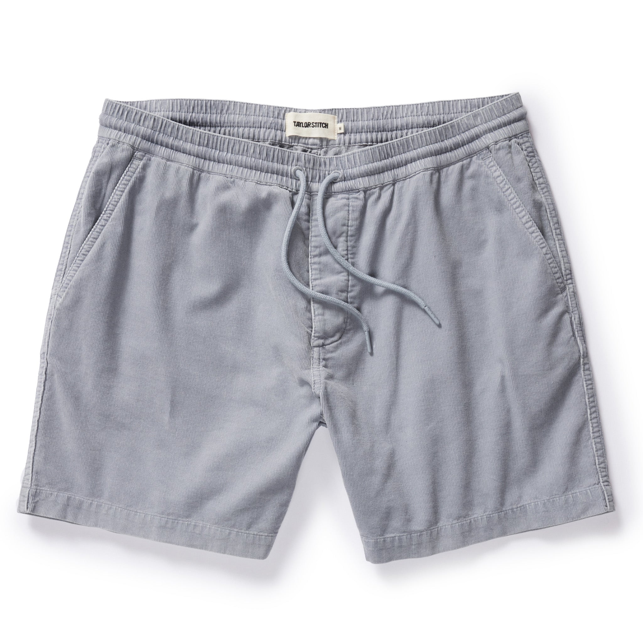 flatlay of The Apres Short in Tradewinds Micro Cord, Bottoms by Taylor Stitch