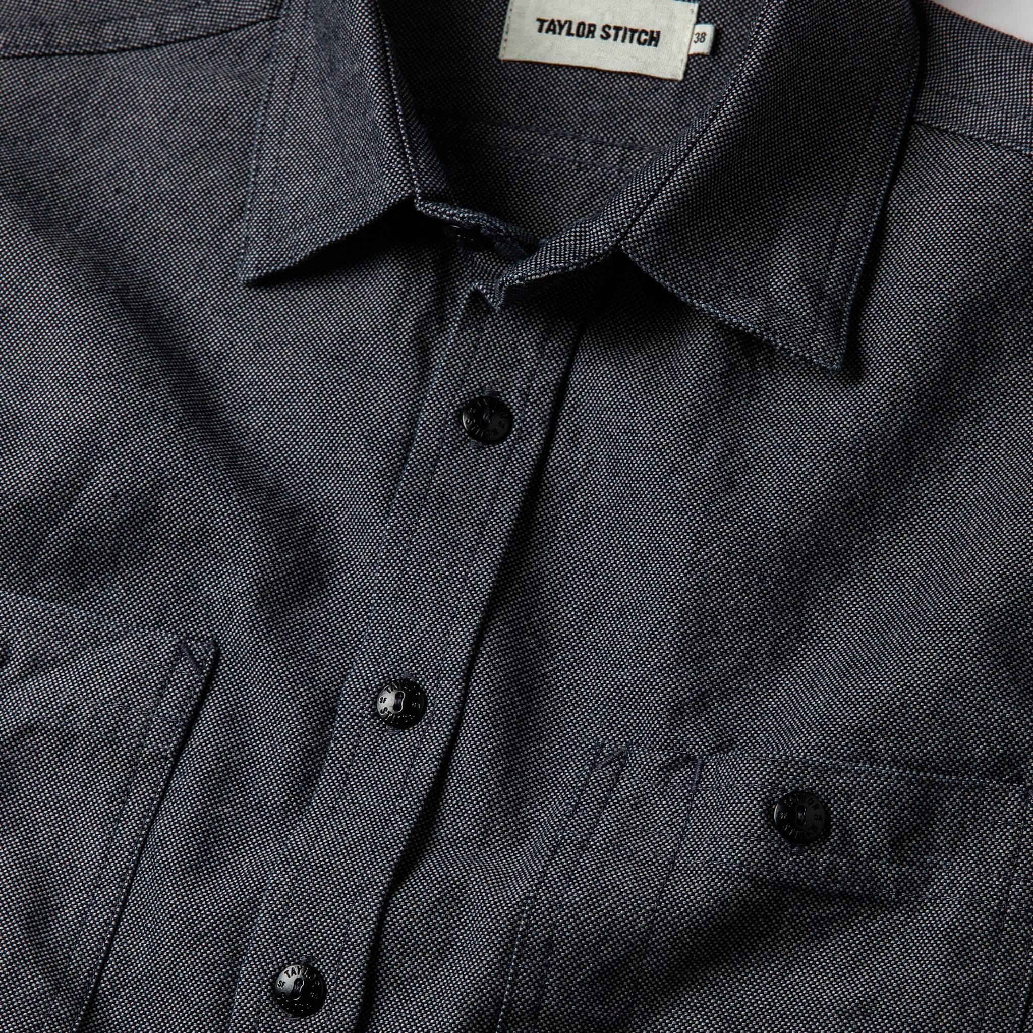 material shot of chest, Wovens by Taylor Stitch