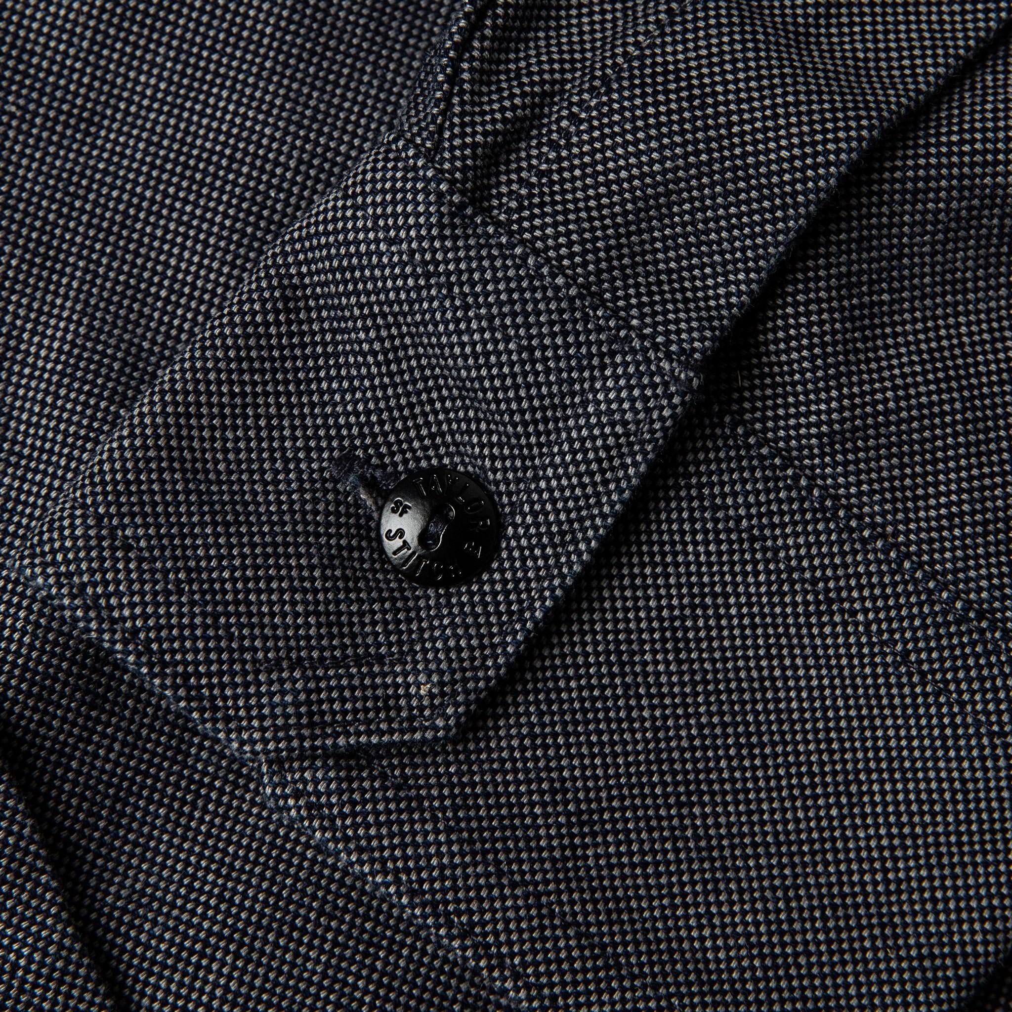 material shot of button, Wovens by Taylor Stitch