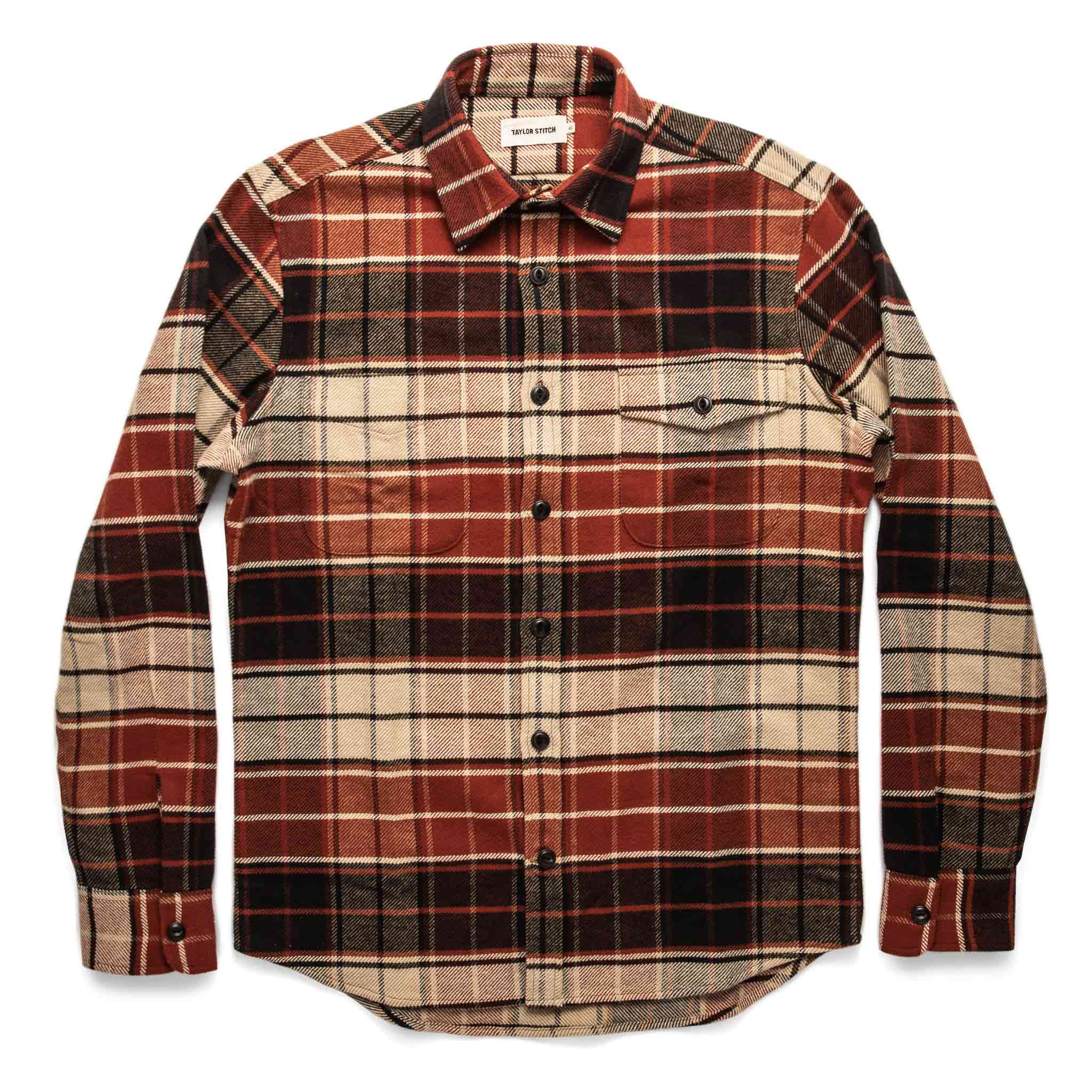 The Crater Shirt in Rust Plaid: Alternate Image 9, Wovens by Taylor Stitch